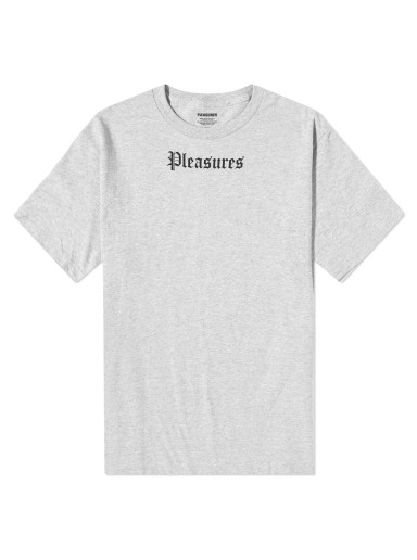 Póló Pleasures Pub T-Shirt Heather Grey Szürke | P23SU057-GRY