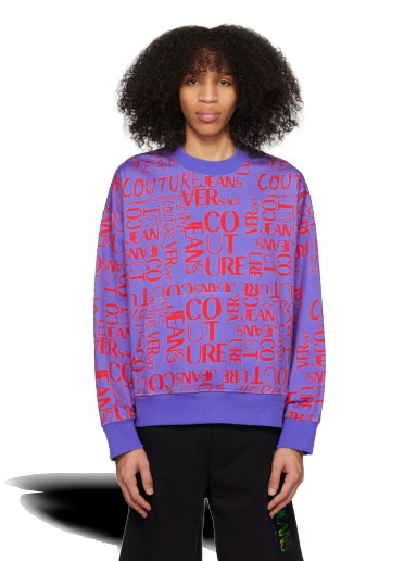 Pulóver Versace Jeans Couture Doodle Crewneck Orgona | E74GAI3O2 EFS070