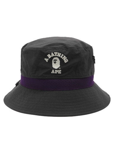 Colour Blocking Bucket Hat Black