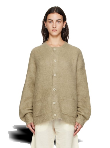 Pulóver Acne Studios Brushed Cardigan Bézs | B60288-