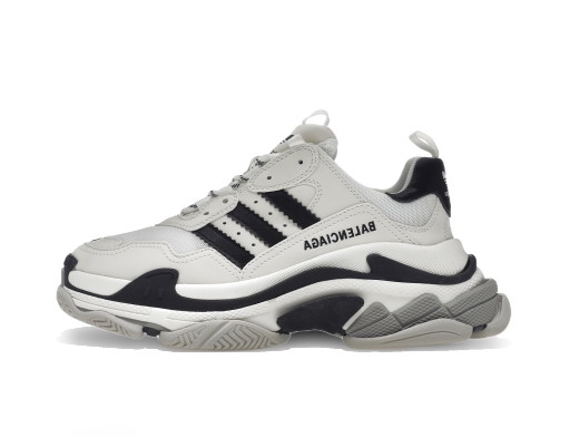 Sneakerek és cipők Balenciaga adidas x Triple S White Black W Fehér | 710020W2ZB19112