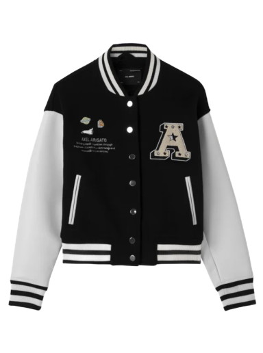 Bomber dzsekik AXEL ARIGATO Arigato Space Academy Varsity Fekete | A1013002