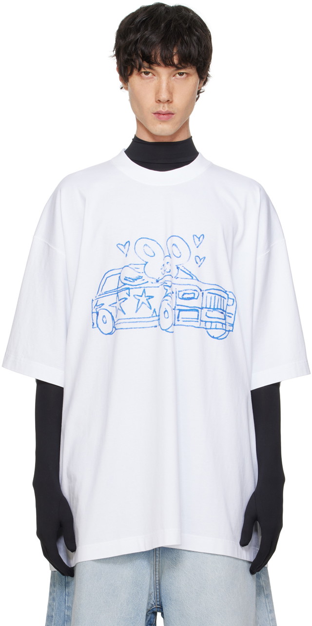 Scribbled Car T-Shirt