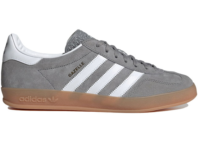 Sneakerek és cipők adidas Originals adidas Gazelle Indoor Low Grey Three Gum Szürke | ID0978