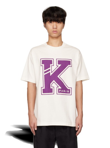 Póló KENZO Paris College Classic T-Shirt Fehér | FD55TS4524SY
