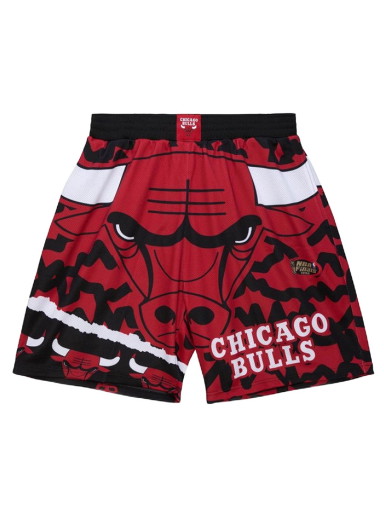 Rövidnadrág Mitchell & Ness NBA Chicago Bulls Jumbotron 2.0 Sublimated Shorts 
Piros | PSHR1220-CBUYYPPPBKRD