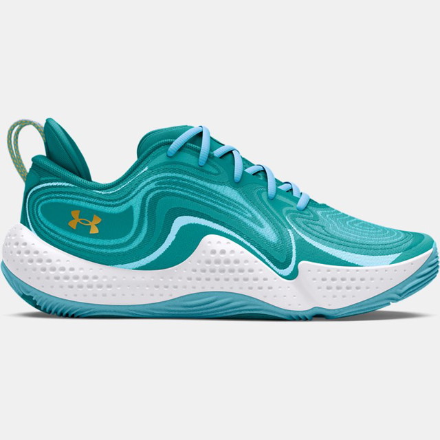 Sneakerek és cipők Under Armour Unisex Spawn 6 A Basketballschuhe Türkizkék | 3027769-300