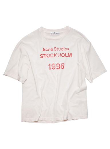 Póló Acne Studios Stockholm 1996 Stamp T-shirt Rózsaszín | FN-MN-TSHI000424