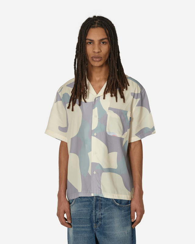 Floral Camp Shirt Grey