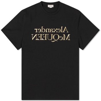 Alexander McQueen Reflected Foil Logo T-Shirt 781977-QTAA0-0566