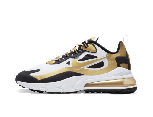 Sneakerek és cipők Nike Air Max 270 React White Metallic Gold Fehér | CW7298-100