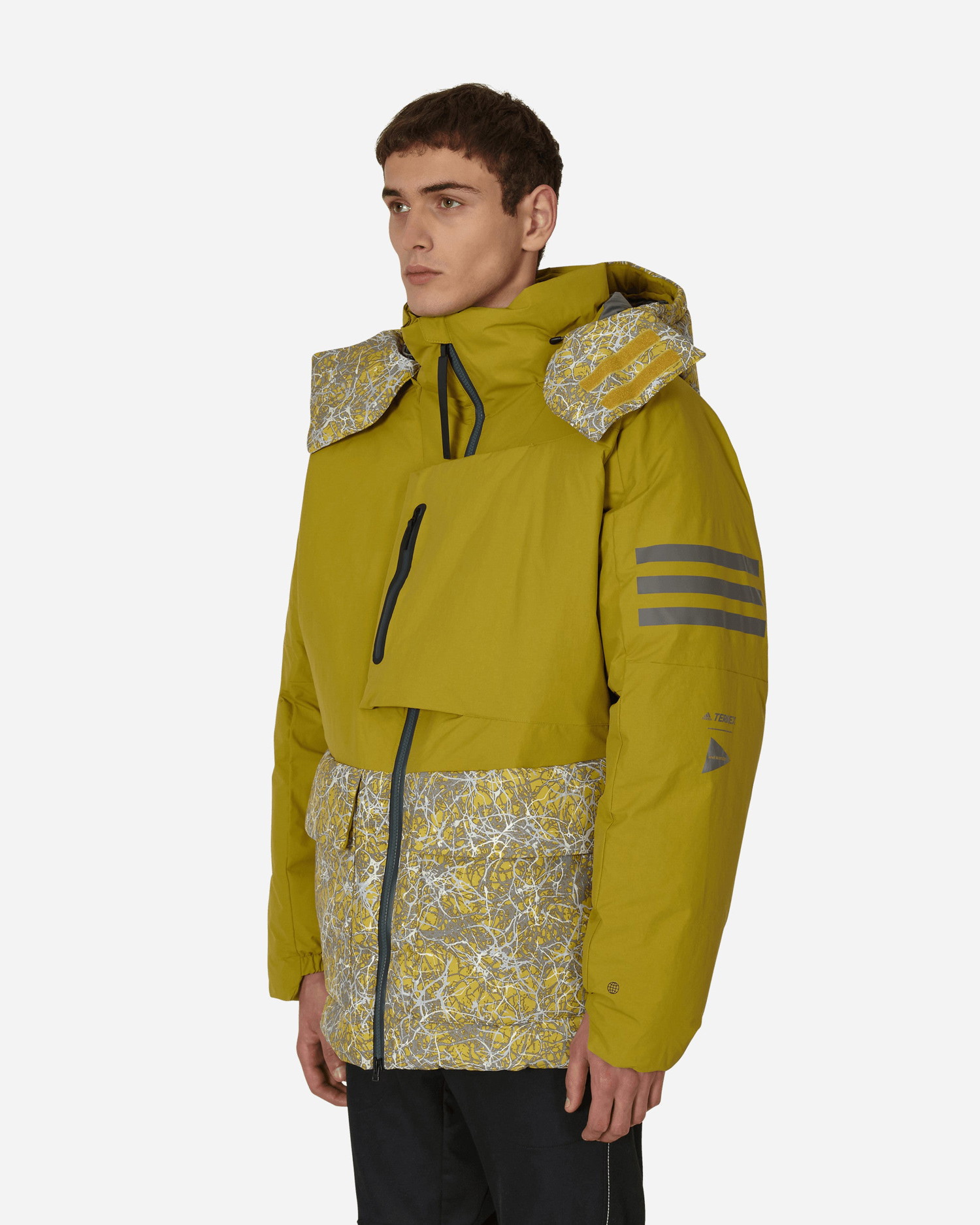 Dzsekik adidas Originals TERREX x and wander XPLORIC Jacket Sárga | HN6942, 1