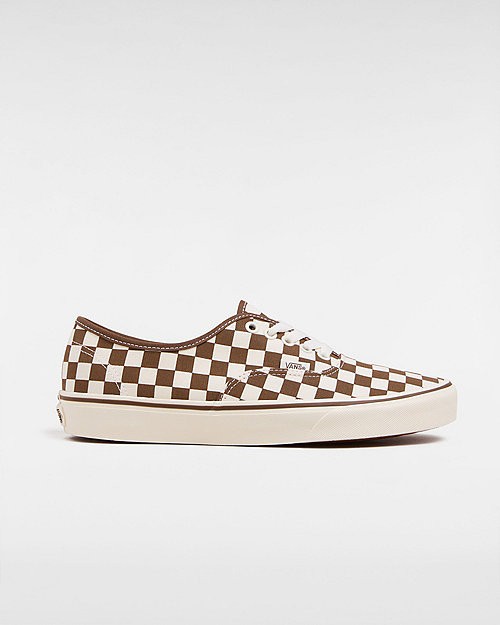 Sneakerek és cipők Vans Authentic Checkerboard Shoes (checkerboard Brown) Unisex White, Size 2.5 Barna | VN000BW5BRO