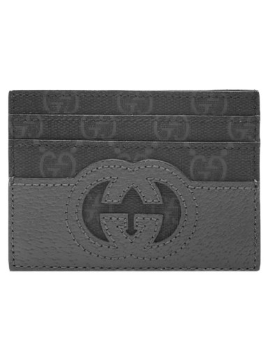 Layered Card Wallet Black