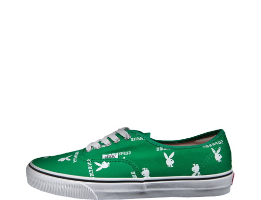 Sneakerek és cipők Vans Authentic Supreme x Playboy Green Zöld | VN-OQODD7N