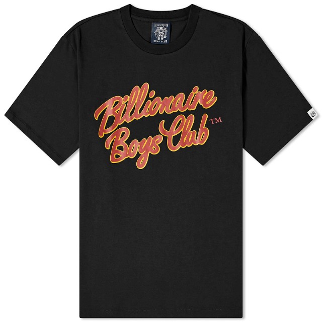 Póló BILLIONAIRE BOYS CLUB Script Logo T-Shirt Fekete | B24134-BLK