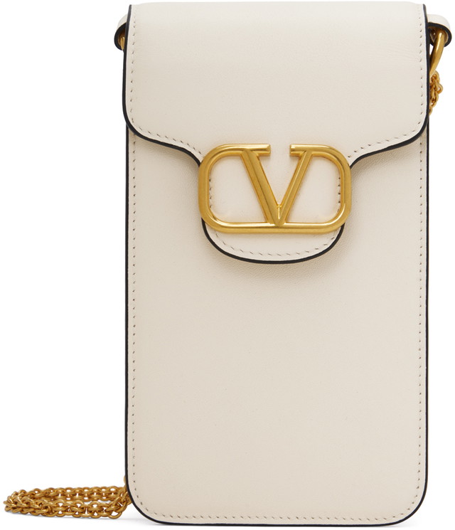 Válltáskák Valentino Garavani 'V' Shoulder Bag "Off White" Bézs | 2W0P0Z11ZXL