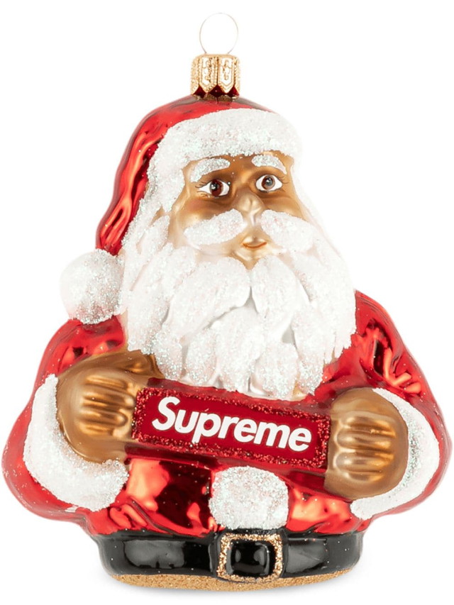 Gyűjthető Supreme Santa Logo Ornament 
Piros | SU631114306289
