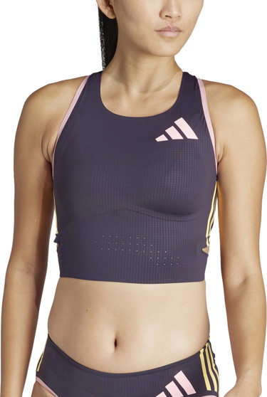 Trikók adidas Originals Adizero crop Szürke | in1185, 0