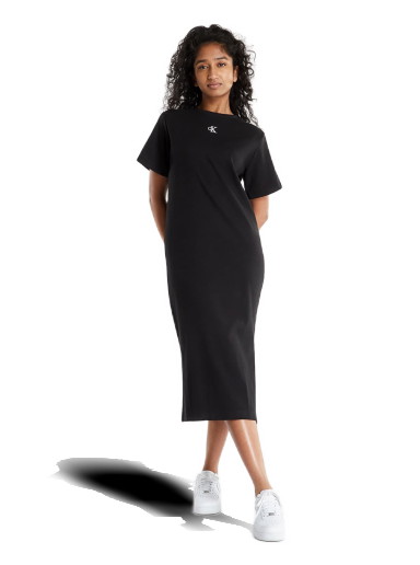 Rib Long T-Shirt Dress