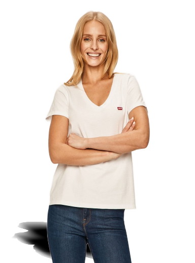 Póló Levi's Perfect V Neck Tee Fehér | 85341.0002