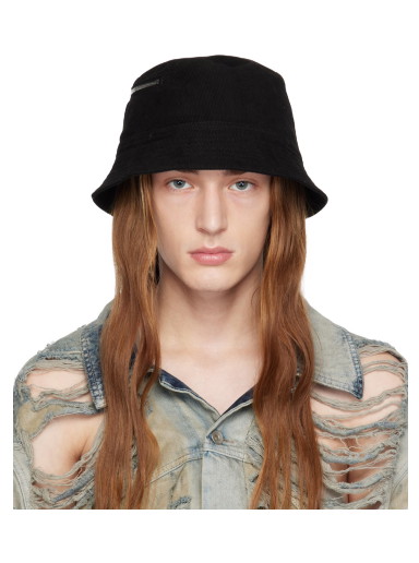 Kalapok Rick Owens DRKSHDW Pocket Gilligan Hat Fekete | DA02C5475 MC