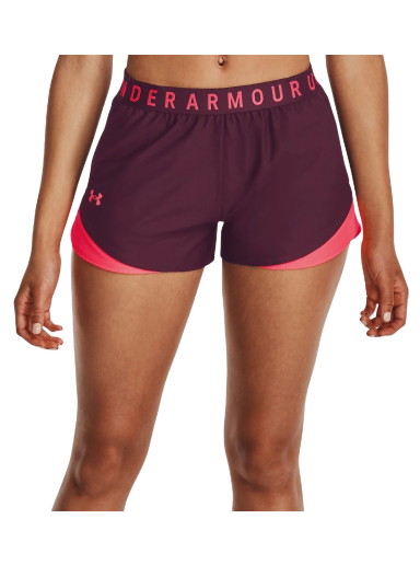 Rövidnadrág Under Armour Play Up 3.0 Shorts Burgundia | 1344552-601