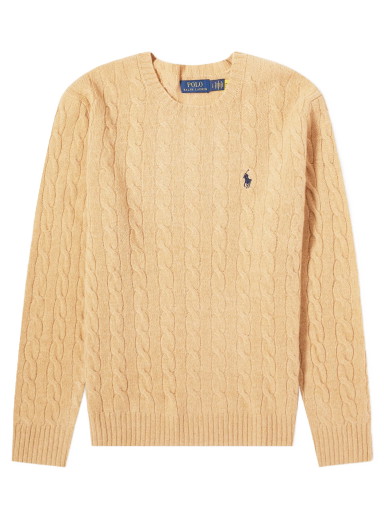 Pulóver Polo by Ralph Lauren Wool Cashmere Crewneck Bézs | 710876762009