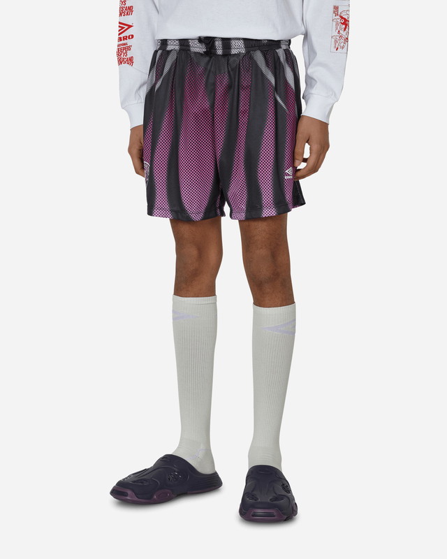 Rövidnadrág Umbro Kit Shorts Black / Purple Orgona | UBMW087FA57 MLT0001