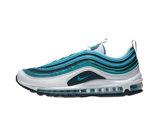 Sneakerek és cipők Nike Air Max 97 White Nightshade Spirit Teal Türkizkék | AQ4126-100