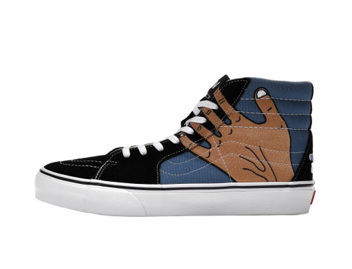 Sneakerek és cipők Vans Vault UA Sk8-Hi VR3 LX Imran Potato Navy Blue Barna | VN0A5EE7B7F