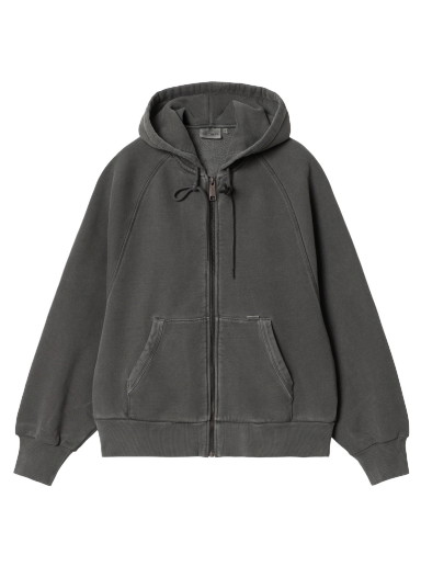 Dzsekik Carhartt WIP Hooded Taos Jacket "Flint garment dyed" Szürke | I032921_654_GD