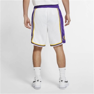Rövidnadrág Nike Los Angeles Lakers Men's NBA Swingman Shorts Fehér | AJ5616-100, 2