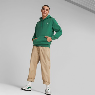 Sweatshirt Puma Classics Hoodie Zöld | 535596_37, 3