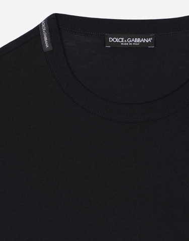 Póló Dolce & Gabbana Cotton T-shirt Fekete | G8JX7TFU7EQB0665, 2
