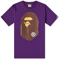 Classic Big Ape Head T-Shirt Purple