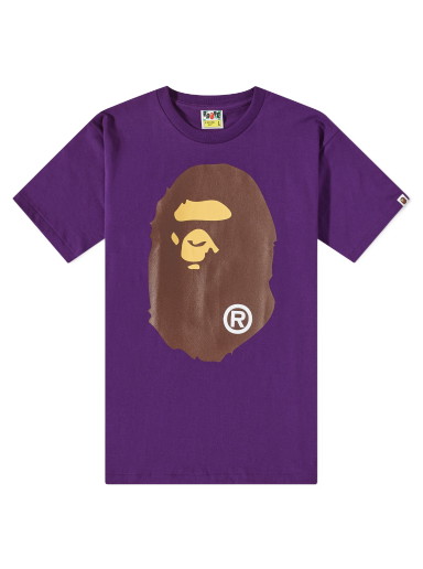 Póló BAPE Classic Big Ape Head T-Shirt Purple Orgona | 001TEJ301003M-PPL