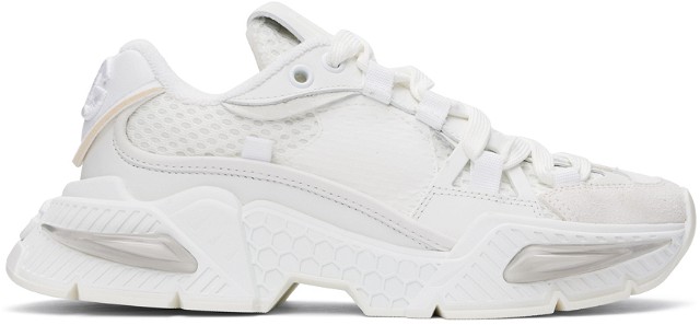 Sneakerek és cipők Dolce & Gabbana White Airmaster Sneakers Fehér | CK2071 AY951