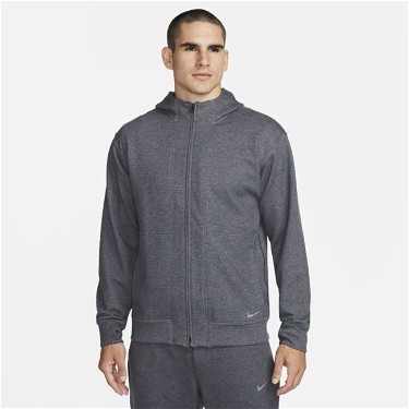 Sweatshirt Nike Yoga Dri-FIT Full-Zip Fleece Hoodie Fekete | DQ4876-011, 0
