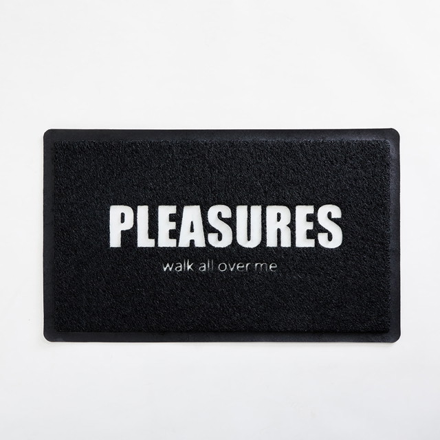 Lakberendezés Pleasures Over Me Rubber Door Mat Fekete | P24SP060 BLACK