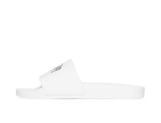 Sneakerek és cipők Balenciaga City Pool Slide Paris White Fehér | 689031W1S9A9001