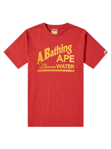 Póló BAPE Archive Lukewarm Water Tee 
Piros | 001TEI701005F-RED