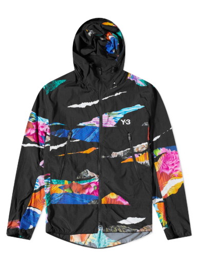 Széldzsekik Y-3 Floral Print Packable Windbreaker Fekete | HG8851