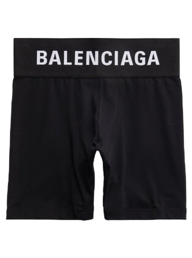 Boxerek Balenciaga Midway Boxer Briefs Fekete | 7449404B7B21000