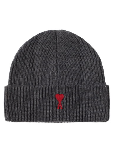 Beanie sapkák AMI Paris A Heart Logo Beanie Szürke | BFUHA106-018-084