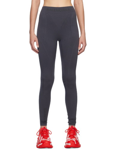 Leggings Balenciaga Athletic Szürke | 719684 4C9B4