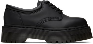 Sneakerek és cipők Dr. Martens 8053 Quad Mono Derbys "Black" Fekete | 31176001, 0