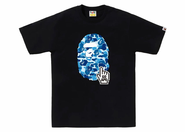 Póló BAPE BAPE ABC Camo Online Tee Fekete | 1J70-110-034