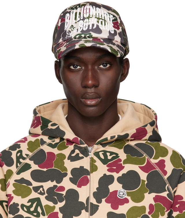 Kupakok BILLIONAIRE BOYS CLUB Duck Camo Arch Logo Trucker Cap Barna | B23452