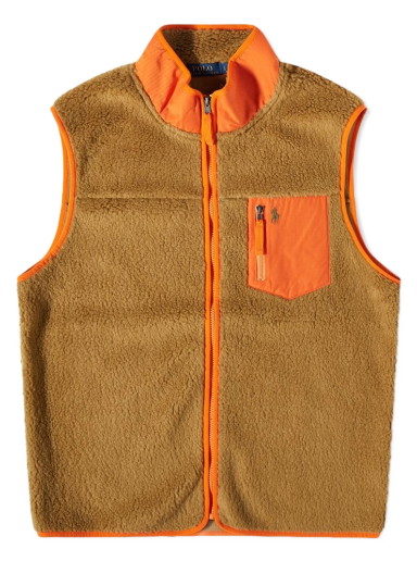 Mellények Polo by Ralph Lauren Sherpa Gilet Barna | 710891051001